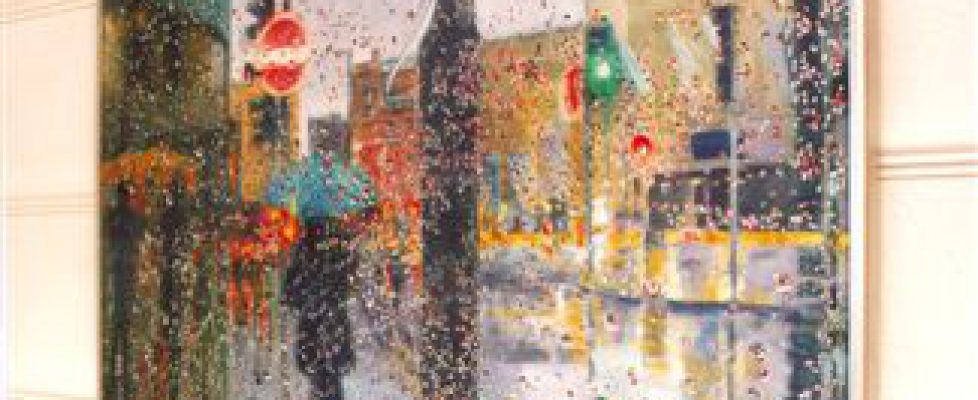 R. Wels _Rain in the City Exhibition View 2009